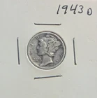 1943 -D Mecury Dime