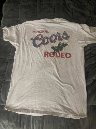 Vintage Style Coors Beer T shirt Med