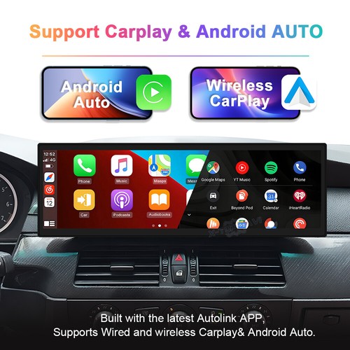 Android 8+128GB GPS Car Sat Nav for BMW 5 Series E60 E61 CCC 14.9'' TPMS 4G AUX - Picture 5 of 17