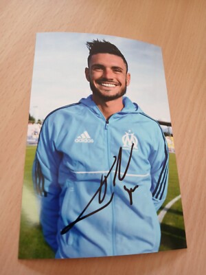 Signiertes Foto Remy Cabella Olympique Marseille NEU 