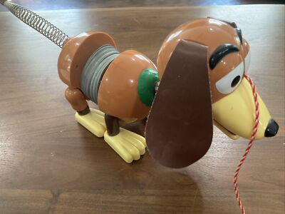 Vintage Disney 1999 Toy Story 2 Slinky Dog Pull Toy ~ James