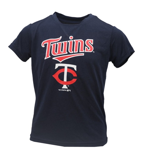 Minnesota Twins Official MLB Apparel Kids Youth Size Athletic Shirt New