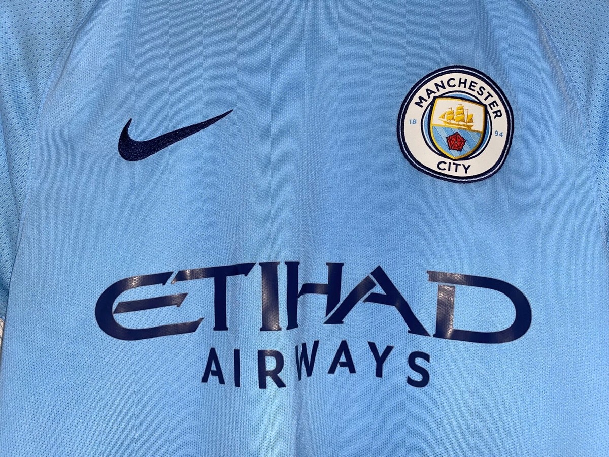 Manchester City HOME Football Shirt 2017 2018 JERSEY NIKE