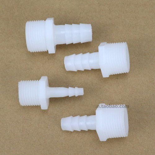 Plastik Schlauchanschluß Schlauchtülle Nippel 1/8"- 3/4" M6-M14 Schlauchnippel - Picture 9 of 16