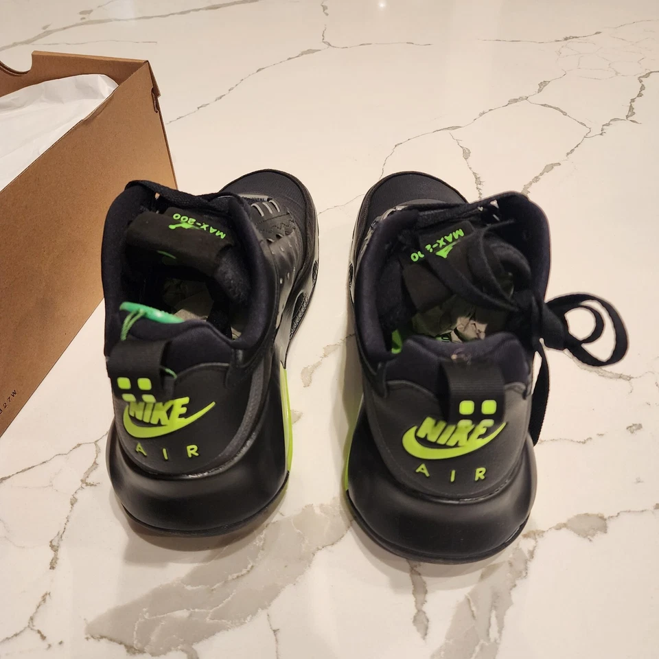 NIKE AIR JORDAN MAX 200 [CD6105-003] NEGRO ELÉCTRICO VERDE TALLA 9.5 Foto 4 de 4