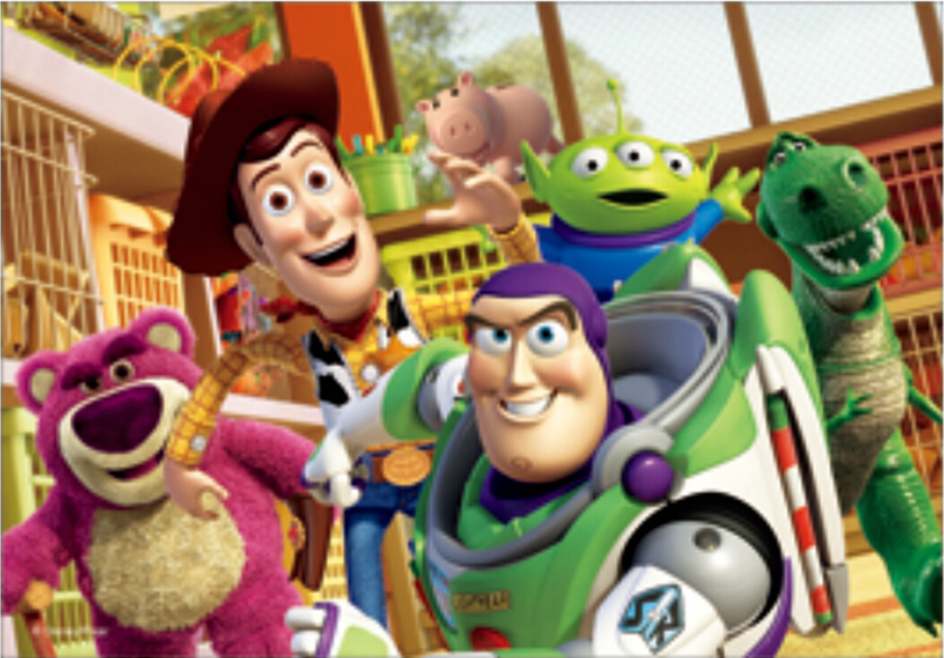 Toy Story 3 Woody, Buzz, Rex, Lotso, Bullseye, Alien - 3D
