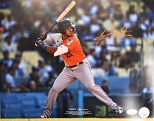 Yainer Diaz Houston Astros Autographed 11x14 Photo Futures Game JSA Witness COA