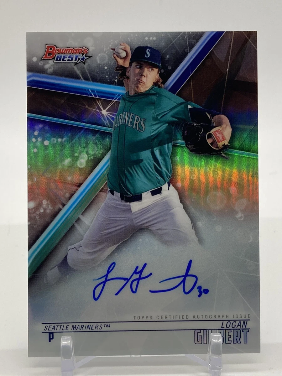 2018 Bowman's Best LOGAN GILBERT Refractor Auto - Seattle Mariners