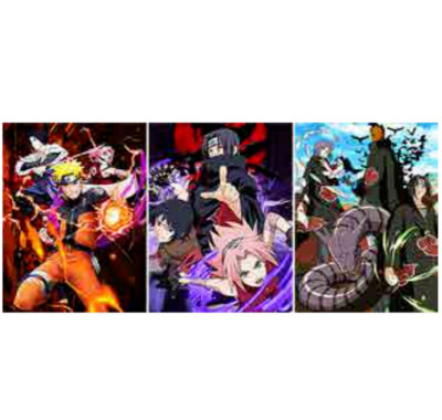 Anime Naruto Uzumaki 11.6'' x 15.5'' 3D Flip poster heavy duty #35