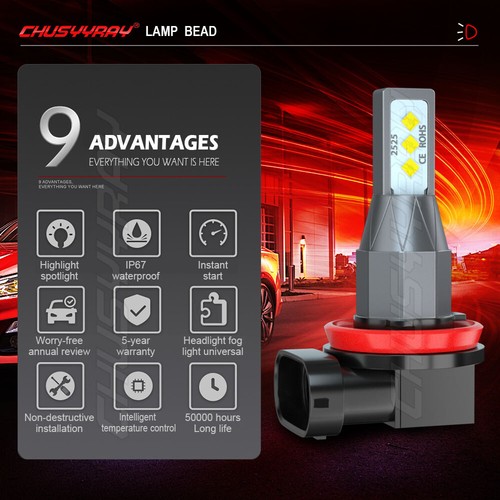 Kit de bombillas de luz alta 6000 k de faros LED combo para Hyundai Santa Fe 2007-2012 combo 4x - Imagen 12 de 17