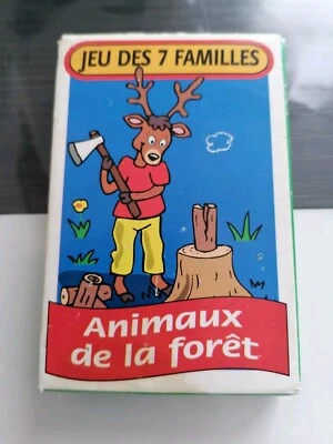 JEU DES 7 FAMILLES. Animaux la forêt. Complet. Cofalu Kim'play N2🇨🇵🇨🇵 - Photo 1/4