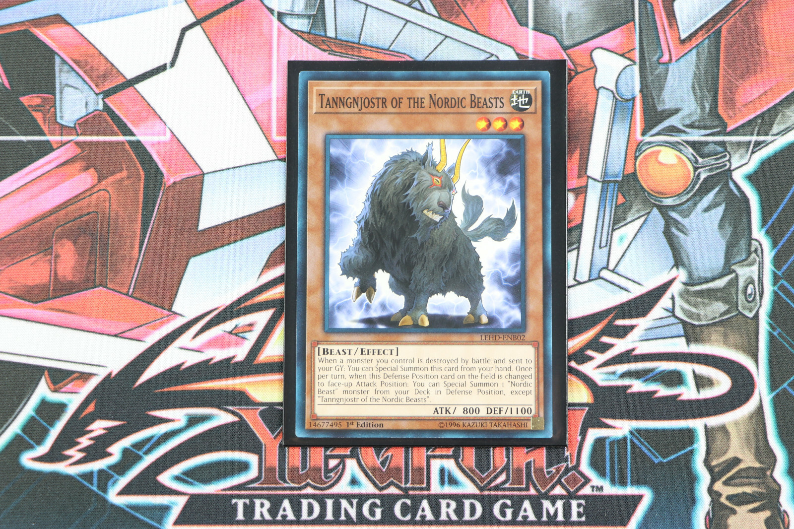 Yu-Gi-Oh! Tanngnjostr Of The Nordic Beasts Card - LEHD-ENB02 Common 1st Edition - Legendary Hero Decks - View #10