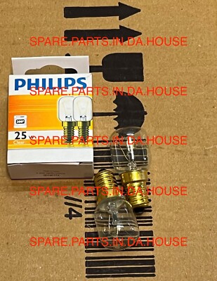 2 x Bosch Oven Lamp Light Bulb Globe HSB745256A/01 HSB745256A/02