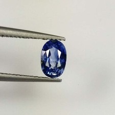 0.63ct Natural Ceylon Blue Sapphire  Good Color Good Luster Gemstone