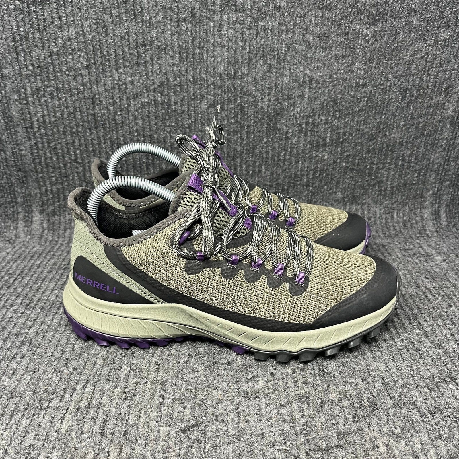 Scarpe da corsa Merrell Bravada atletica trekking trail verde nero donna taglia 8 5
