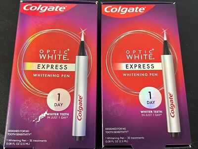 2PK Colgate Optic White Express Whitening Pen EXP 01/2026 (H3)