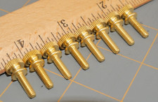 8-32-1/2" Brass Thumb Screws Lot of 8 for mechanical assembly applications