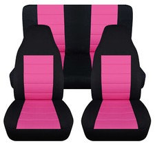 Front And Rear Cartruck Seat Covers Fits Ford Bronco 1987-1996 Nice Colors