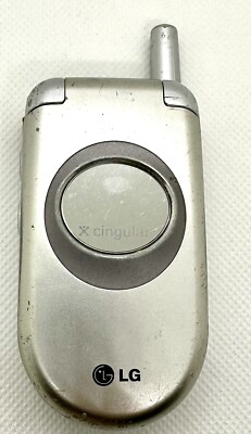 LG C1300 - Gray and Silver ( AT&T / Cingular ) Very Rare Flip