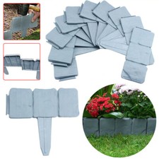 10-50x Garden Edging Border Lawn Edging Cobbled Stone Effect Plant Hammer In UK