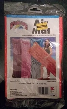 Splash Club Pool Inflatable Air Mat ORANGE 27"x72" Brand New Sealed 1990's