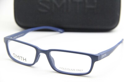 NEW SMITH OPTICS TRAVERSE MATTE FRENCH NAVY FLL AUTHENTIC EYEGLASSES WCASE 54-18