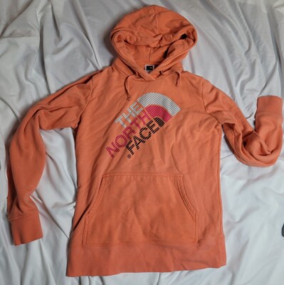 The North Face Womens Hoodie Size Medium Peach Drawstring