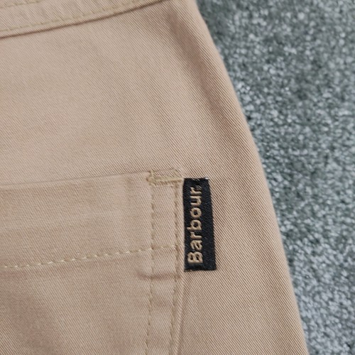 Pantalón Barbour Mujer Reino Unido 14 Beige W31 L28 Exterior - Imagen 8 de 12