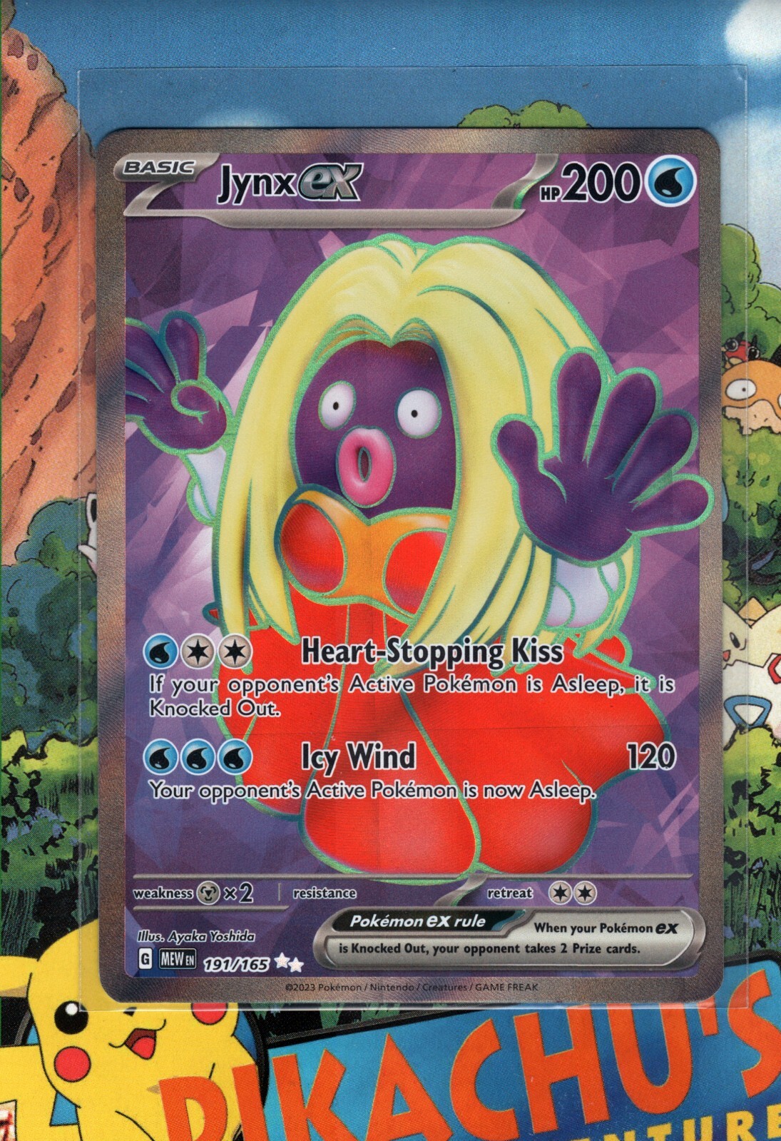 Pokémon TCG Jynx ex 191/165  Pokemon 151 Full Art Ultra Rare NM/M