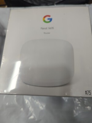 Google Nest Wifi Router~ GA00595-US~ Snow~ H2D~ Router/Cable/Adapter~ NEW SEALED