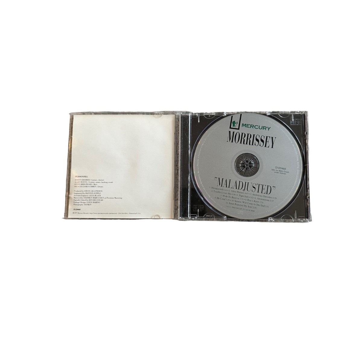 Morrissey Maladjusted CD | eBay