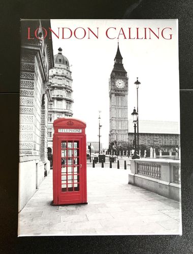Neu PAPYRUS 20 NOTIZKARTEN SET Stationär LONDON CALLING Rot Bus Telefonzelle RÖHRE