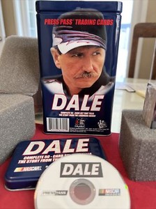 Dale Earnhardt Sr Press Pass Trading Cards W/ Mini DVD New Sealed