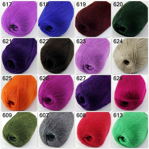 New Sale Soft 1 Skeins x50g Pure Cashmere Blankets Hand DIY Knit Wool Yarn 40 - Picture 7 of 12