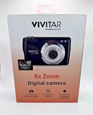 Vivitar 8x Optical Zoom Digital Camera - Black - VES529 Open Box