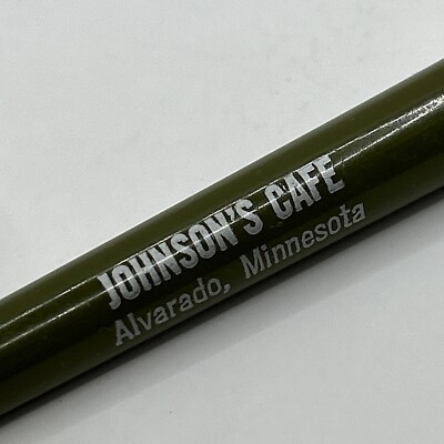 VTG Ballpoint Pen Johnson's Cafe Alvarado MN