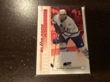 2003-04 ITG In the Game Action Ruby Jersey CARLO COLAIACOVO #M-14 SP #/500