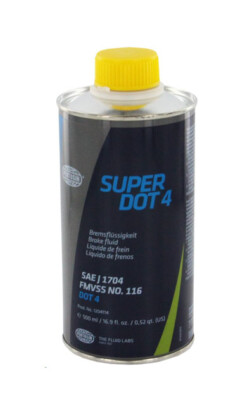 Super DOT 4 Brake Fluid, 500ml For 1990-1993 Saab 900 PN# 1204114 Pentosin