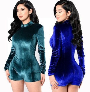 women's long sleeve evening jumpsuits