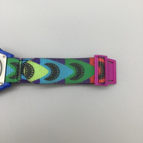 Freestyle Shark Watch Men 39mm Digital Blue Green Backlight Nylon New Battery - Picture 11 of 15