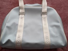 Lacoste Classic Pearl Aqua Bowling Bag (used)