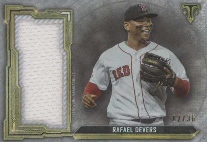 Topps Triple Threads 2020 Michael Chavis Rafael Devers Xander
