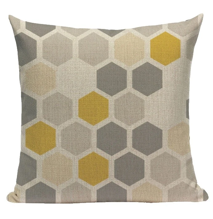 Burlap Guestroom Floral Home Décor Pillows