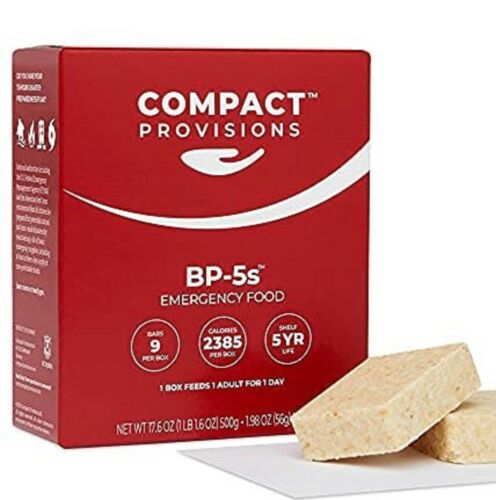 Compact Provisions BP-5s Emergency Food Rations 3-pack Survival gear