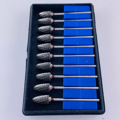 10 Stück Dentallabor Polierfräser Wolframstahl Hartmetall Bohrer Grate 2,35 mm - Bild 9 von 17