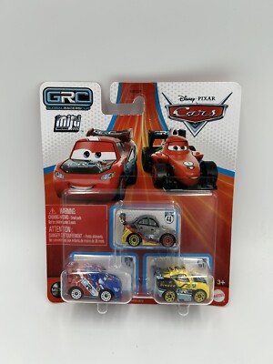 Disney Pixar Cars GRC Mini Racers Raoul CaRoule, Max Schnell and