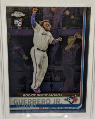 Rookie VLADIMIR GUERRERO JR 2019 Topps Chrome Update RC #58 Blue