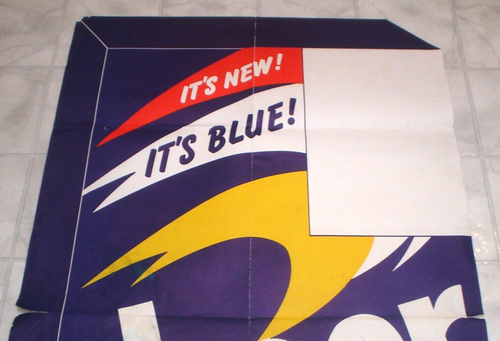 Cartel publicitario original vintage 1954 Cheer detergente para lavandería 37" x 22" - Imagen 5 de 11