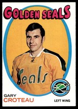 1971-72 Topps #17 Gary Croteau California Golden Seals NR-MINT SET BREAK!