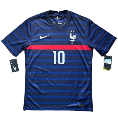 エムバペ フランス代表 ユニフォームEURO 2020 2020/21 France Home Jersey #10 Mbappe Medium EURO Nike Soccer Blue